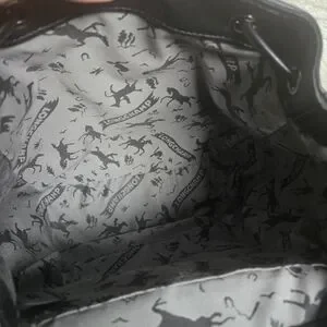 Longchamp Cavalcade Black Lambskin Leather Backpack EUC Longchamp | Bags | Longchamp Cavalcade Black Lambskin  main image 3